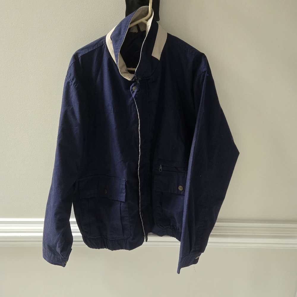 Vintage Original windbreaker Blue jacket
